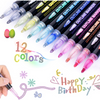 Vigna Glitter Marker - 12 Kleuren