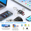 BytePort 4-in-1 SD Kaartlezer – USB-C & USB 3.0