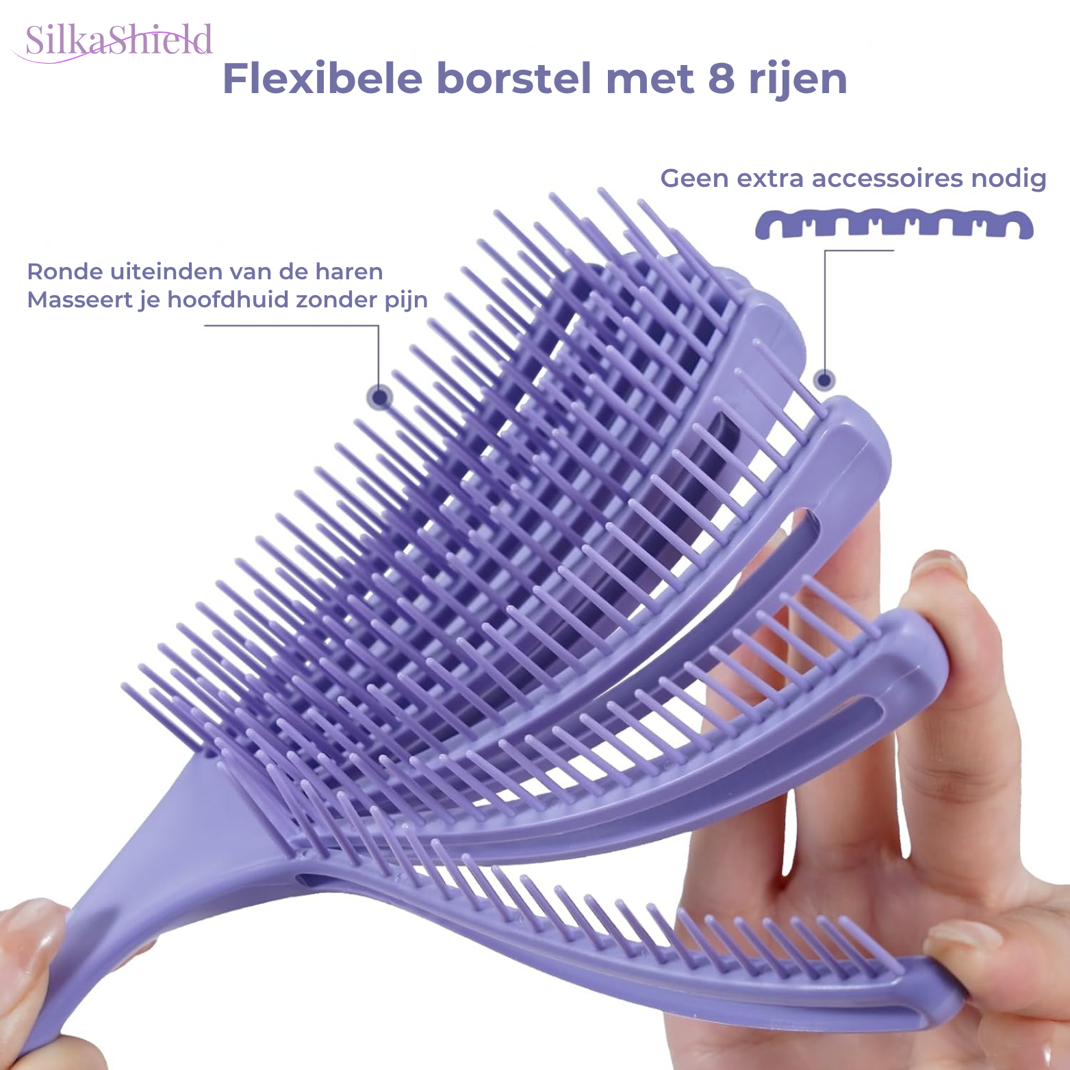 SilkaShield Ontwarrende Haarborstel