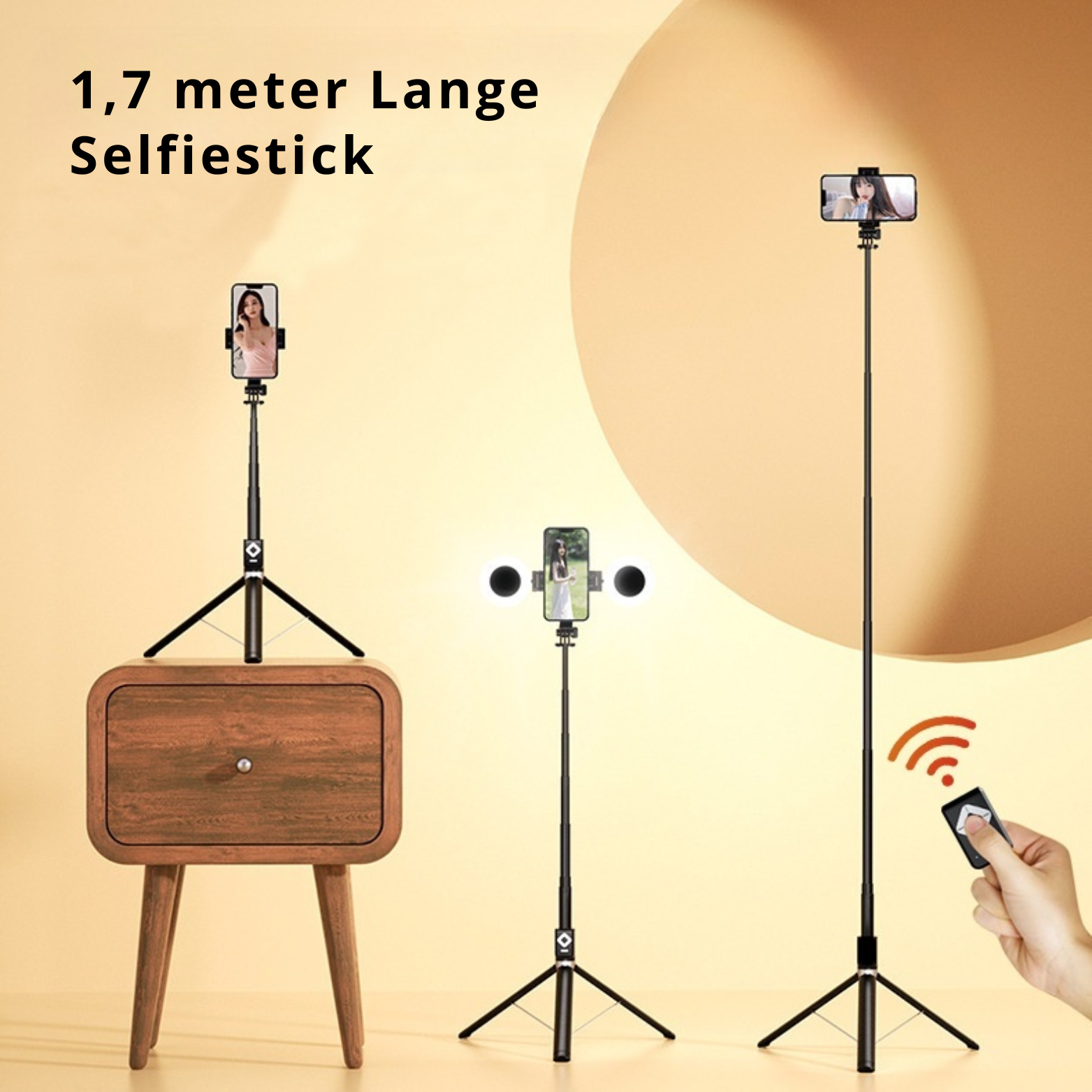 Vigna Duo-Licht Selfie Stok